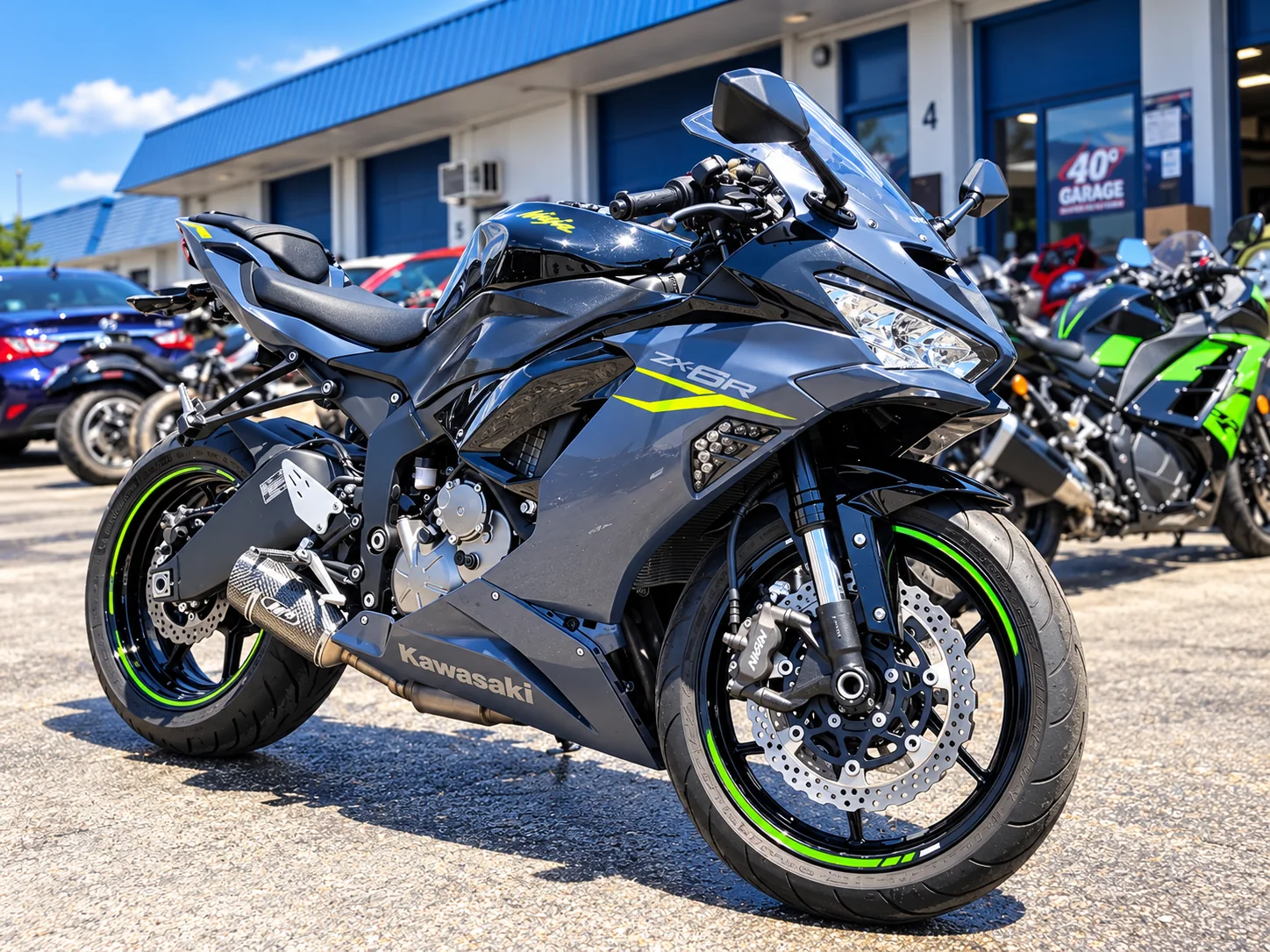 Sport bike service at 40 Garage